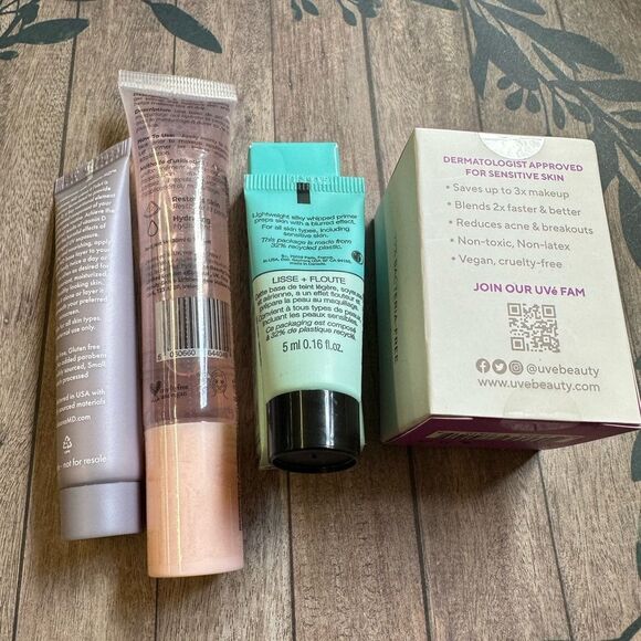 Face Primer UVE Blender Sponge Travel Size Bundle Solaana MD Healthy Base Layer - Picture 2 of 2